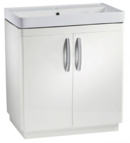 Tavistock Compass Gloss White 800mm Freestanding Unit